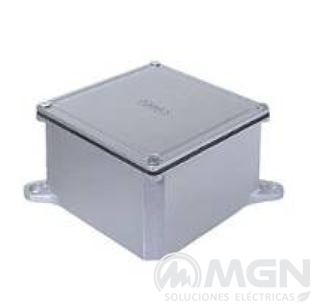 CAJA DE PASO USO EXTERIOR 10X10 C/4 AGUJ.3/4'' | MAGNANI
